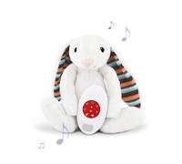 ZAZU BIBI das Häschen, musikalisches Kuscheltier mit 6 Klängen, grau