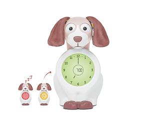 ZAZU Davy The Dog Clock - Orologio da allenamento per bambini con sonno e luce notturna | sveglia luminosa | Aiuta il tuo bambino a imparare quando svegliarsi | Luminosità regolabile | Spegnimento