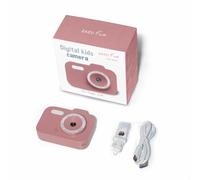 ZAZU Fun HD fotocamera digitale per bambini - 1080P video display 2.0 pollici ricaricabile, fotocamera portatile per bambini con funzioni divertenti per foto e video (rosa)