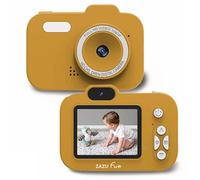 ZAZU Fun HD fotocamera digitale per bambini - 1080P video display 2.0 pollici ricaricabile, fotocamera portatile per bambini con funzioni divertenti per foto e video (giallo)