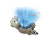 ZAZU Otto der Otter - Proiettore di luce notturna a LED, oceano, pesci mobili, onde, 5 melodie, 3 livelli di sonno, rilevazione del rumore, funzionamento a batteria