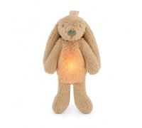 ZAZU - Ro del coniglietto Baby Sonno con batteria ricaricabile - Luce notturna in diversi colori e suoni rilassanti, sensore vino, spegnimento automatico e cavo di ricarica USB-C (beige)