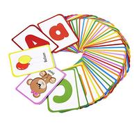 ZazzyKid Flashcards Alfabetiche per Bambini: Insegnare le Lettere ABC e le Parole ai Bambini Piccoli, 52 Carte Fronte-Retro - Apprendimento Prescolare