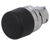 ZB4BC24 Interruttore: Pressione 22mm Asta.Pos: 1 Nero Mancanza IP66 Funghi-TA...