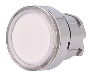 ZB4BH013 Interruttore: pressione 22 mm asta. Pos: 2 bianco ZBVB, ZBVG, ZBVJ, ...