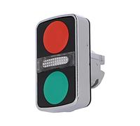 ZB4BW7A3740 Interruttore: doppia asta da 22 mm. Pos: 1 rosso/verde Bel.- Colo...