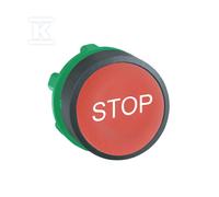 ZB5AA434 Pulsante ritorno automatico bianco "stop"
