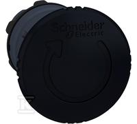 ZB5AS52 Pulsante fungo nero rotazione senza luce plastica
