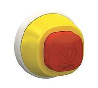 ZB5AS84W3B Interruttore: Sicurezza - Asta 22mm.Pos: 2 LED rossi 24V IP66 fung...