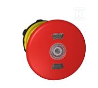 ZB5AT8643M Interruttore: Sicurezza - Asta 22mm.Pos: 2 LED rossi IP66 Funghi -...