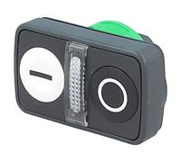 ZB5AW7A1721 Interruttore: doppia asta da 22 mm. Pos: 1 bianco/nero IP66 piatt...