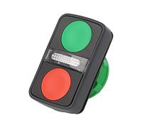 ZB5AW7A3740 Interruttore: doppia asta 22 mm. Pos: 1 rosso/verde IP66 piatto P...