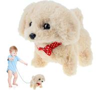 ZBATHTOY Cane Elettrico per Bambini, Giocattolo Cane che Corre e Abbaia, Giocattolo per Cani con Guinzaglio, Adatto per Bambini da 1 a 6 Anni