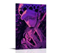 ZBBZJYHH Poster decorativo artistico moderno da appendere alla parete, motivo: One Piece Law's Purple Shadow Deterrence, 30 x 45 cm