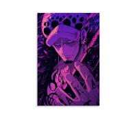 ZBBZJYHH Poster decorativo artistico moderno da appendere alla parete, motivo: One Piece Law's Purple Shadow Deterrence, 30 x 45 cm