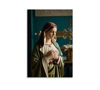 ZBBZJYHH Statua della suora tradizionale mediterranea, decorazione artistica da parete, poster decorativo da appendere alla parete, 20 x 30 cm