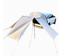 ZBCUSRAF Tenda Parasole Portellone SUV Campeggio Tenda Parasole Compatibile con per Volkswagen VW Touareg 2018-2026 Auto Tenda Posteriore Tour Guida Autonoma,C-Three Side Extension-Beige