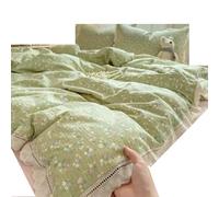 ZBDP pizzo cavo cotone stropicciato quattro pezzi set famiglia studente dormitorio set tre pezzi lenzuolo trapunta copripiumino