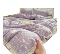 ZBDP pizzo cavo cotone stropicciato quattro pezzi set famiglia studente dormitorio set tre pezzi lenzuolo trapunta copripiumino