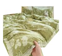 ZBDP pizzo cavo cotone stropicciato quattro pezzi set famiglia studente dormitorio set tre pezzi lenzuolo trapunta copripiumino