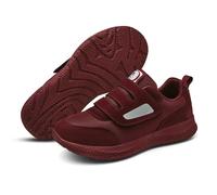 ZBDP - Scarpe ortopediche slip-on, antiscivolo, leggere, per edema, scarpe da ginnastica con gancio e anello, per fascite plantare, Rosso, 40 EU