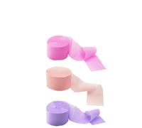 ZBDP - Set di 3 fogli di carta crespa colorata, per compleanno, matrimonio, Natale, Halloween, giorno del Ringraziamento, asilo, feste, decorazioni