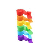 ZBDP - Set di 3 fogli di carta crespa colorata, per compleanno, matrimonio, Natale, Halloween, giorno del Ringraziamento, asilo, feste, decorazioni