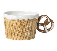 ZBDZSW Tazza d'acqua creativa per biscotti, tazza in ceramica per ufficio, tè pomeridiano, tazza da caffè a casa, colazione, latte, dessert, set da bevande