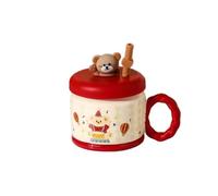 ZBDZSW - Tazza in ceramica con coperchio e set regalo