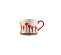 ZBDZSW - Tazza in ceramica nordico da 450 ml, con manico, stile retrò, grande capacità, per colazione e farina d'avena, set regalo