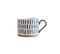 ZBDZSW - Tazza in ceramica nordico da 450 ml, con manico, stile retrò, grande capacità, per colazione e farina d'avena, set regalo