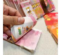 ZBFGEPLV Monete Fantasma con Un Valore nominale di 100 Yuan, 10 mazzi