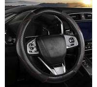 ZBGHJL Coprivolante Auto per Volkswagen Polo IV (9N, Facelift 2005) 2008-2009, Auto Interno per Comfort e Protezione Copertura per Volanti Accessori Macchina Essenziali Adatto per Volanti da 37-38 cm