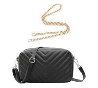 ZBHDEYG 1 borsa a tracolla a forma di V, 1 tracolla di ricambio, borsa a tracolla per fotocamere, borsa a pendolo alla moda con tracolla regolabile, borsa a tracolla per monete, borsa in pelle