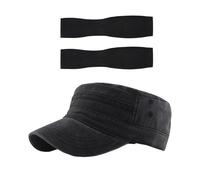 ZBHDEYG 1 Cappello da Uomo, 1 Paio di Maniche da Ghiaccio, Cappello da Uomo retrò, Cappello da Esterno, Cappello da Uomo Regolabile, Cappello Sportivo A Sommità Piatta