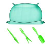 ZBHDEYG 1 tappetino per piante grasse, set da 3 pezzi con utensili per semina, tappetino da giardinaggio, tappetino per piante grasse, tappetino da giardino pieghevole (100 x 100 cm)