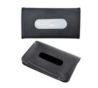 ZBHDEYG 2 scatole portafogli per auto, porta fazzoletti da auto, portatovaglioli con cinghia per auto, scatola per fazzoletti per il parasole dell'auto, scatola per fazzoletti con clip per auto