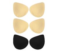 ZBHDEYG 3 Paia Di Imbottiture Per Reggiseno, Inserti Per Reggiseno, Coppe Per Reggiseno, Imbottiture Per Reggiseno Traspiranti, Coppe Per Reggiseno Push-Up