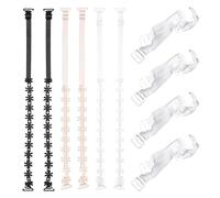 ZBHDEYG 3 Paia Di Spallacci In Crisantemo, 2 Paia Di Spallacci Trasparenti, Spalline Per Reggiseno Da Donna, Spallacci Antiscivolo, Spallacci Senza Cuciture In Pizzo