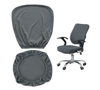 ZBHDEYG Coprisedile per sedia da ufficio, 1 pezzo, coprisedia antiscivolo, coprisedia a quadri, rivestimento universale