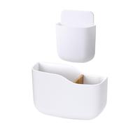 ZBHDEYG Set di 2 supporti per telecomando e telefono cellulare, organizer da parete