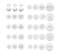 ZBHDEYG Set di 32 stampi da taglio per fondente, utensile per pressare, stampo multiforme, stampo per pressare