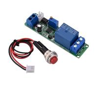 ZBIianxer 12 V timer regolabile ritardo, spegnimento del modulo, timing, relè, commutazione orario, ritardo di 1-10 secondi per la potenza di recupero dei dispositivi di automazione