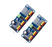 ZBIianxer 2Pcs PCA9685 16 Canali 12 Bit PWM Servo Motore Driver Sostituzione Per RPi Sviluppo Board Accessori