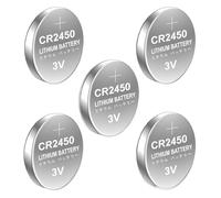 ZBIianxer Batterie CR2450 da 3 V Confezione da 10/5 Design da Viaggio Tecnologia Resistente alle perdite per Piccoli Gadget elettronici A Prova perdite
