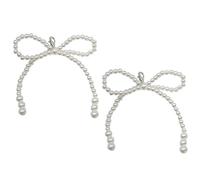 ZBIianxer Confezione da 2 SACCHETTI SCARPE Ciondolo Perline Alla Moda Portachiavi Bowknot Ciondolo Adatto per Borsa a Tracolla