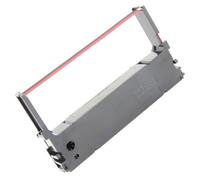ZBIianxer Confezione da 5 cartucce di nastro nero e rosso per stampanti ERC45B ERC45 TMU330 TMU330B TMU300 e facile da installare