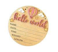 ZBIianxer Le targhe Multiuso per la Memoria dei presentano Palloncini a Stella e manufatto per l ' Annuncio della Gravidanza con Colori Pastello