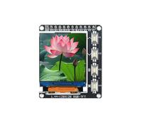 ZBIianxer Modulo Schermo Display LCD IPS a Risparmio energetico con 4 Pulsanti tattili per apparecchiature didattiche TFT Display LCD IPS Schermo