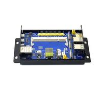 ZBIianxer Multifunzionale POE Scheda di Estensione Modulo Host POE Scatola Metallica Per RPi CM3/3+ Modulo Di Calcolo Con Ventilatore Internet Delle Cose Progetti